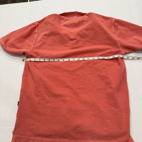 Orvis Men’s Salmon Garment- Dyed Cotton Polo Shirt Size Medium outdoorsy fishing - Picture 5 of 6